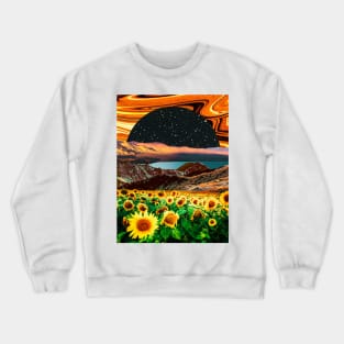 Sunflowers morning Crewneck Sweatshirt